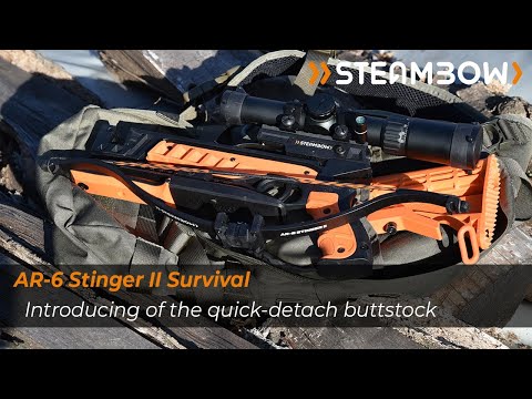 Steambow Archery AR-Series – Adapter For Quick Detach Buttstock