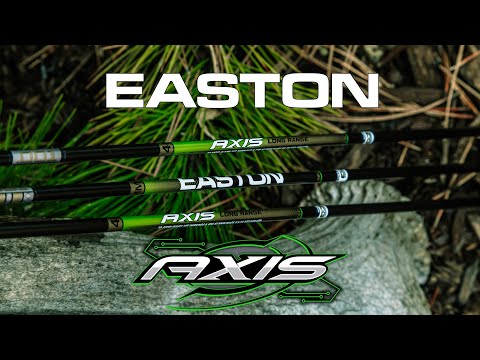 Easton Archery 4MM AXIS Long Range Match Grade Arrows (Shafts) - 12 Pack