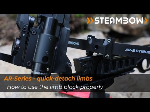 Steambow Archery AR-Series QD Limb Block