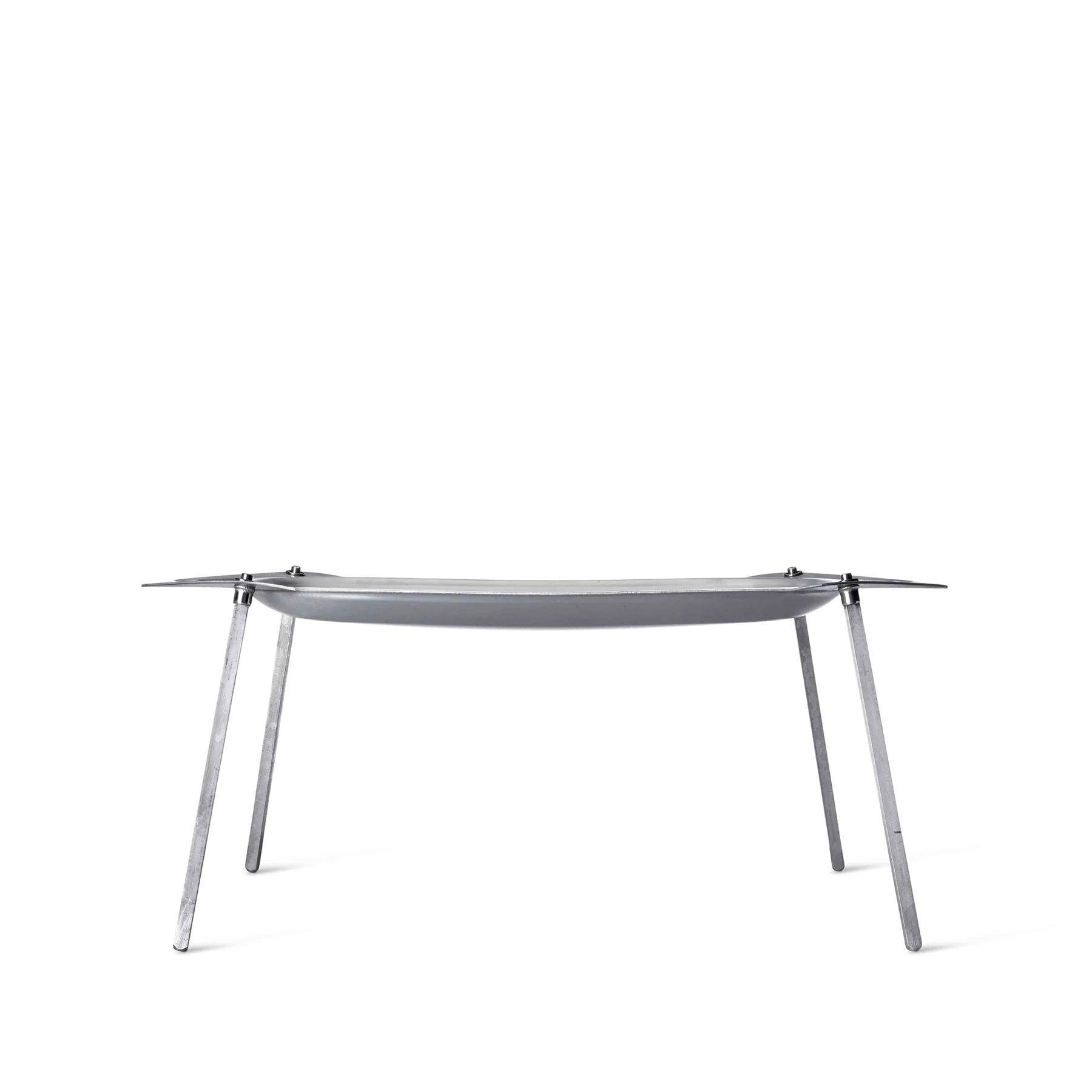 Primus OpenFire Pan large size camping grill with foldable legs on white background