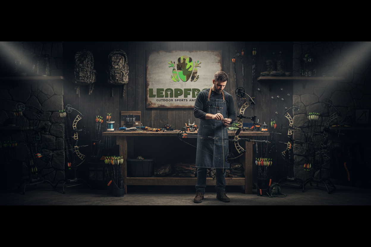 Pro Shop Banner with Leapfrog Logo