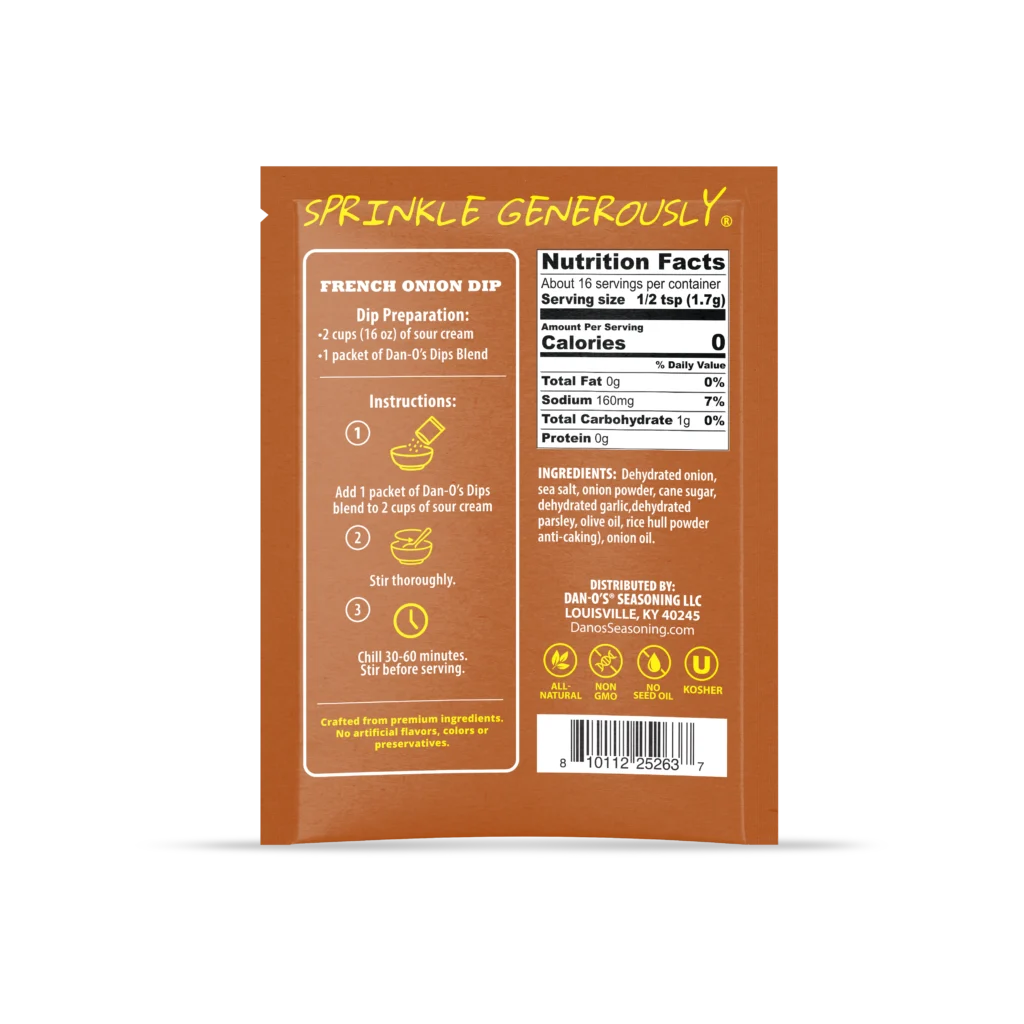 Dan‑O’s French Onion Dip Mix Packet - Image 2