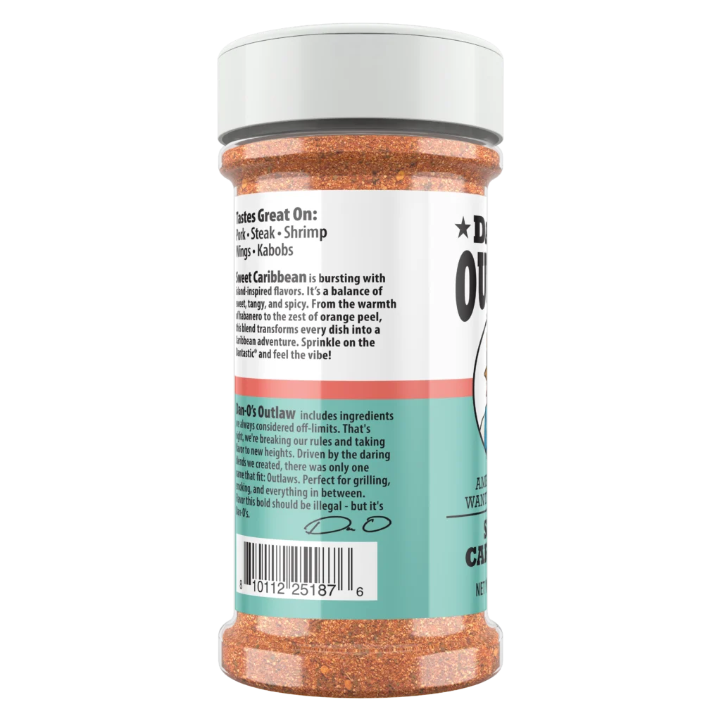 Dan‑O’s Outlaw Sweet Caribbean™ Seasoning - Image 4