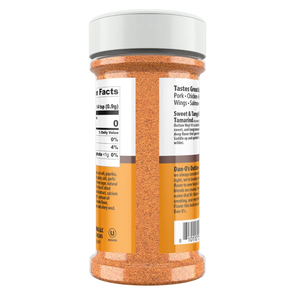 Dan‑O’s Outlaw Sweet & Tangy BBQ Seasoning Made With Tamarind - Image 3