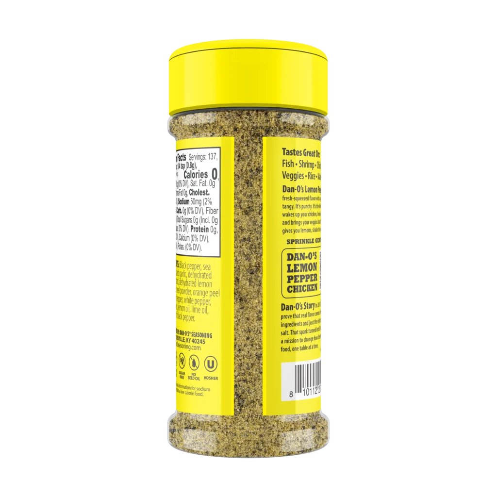 Dan‑O’s Premium Blend Lemon Pepper Seasoning - Image 3