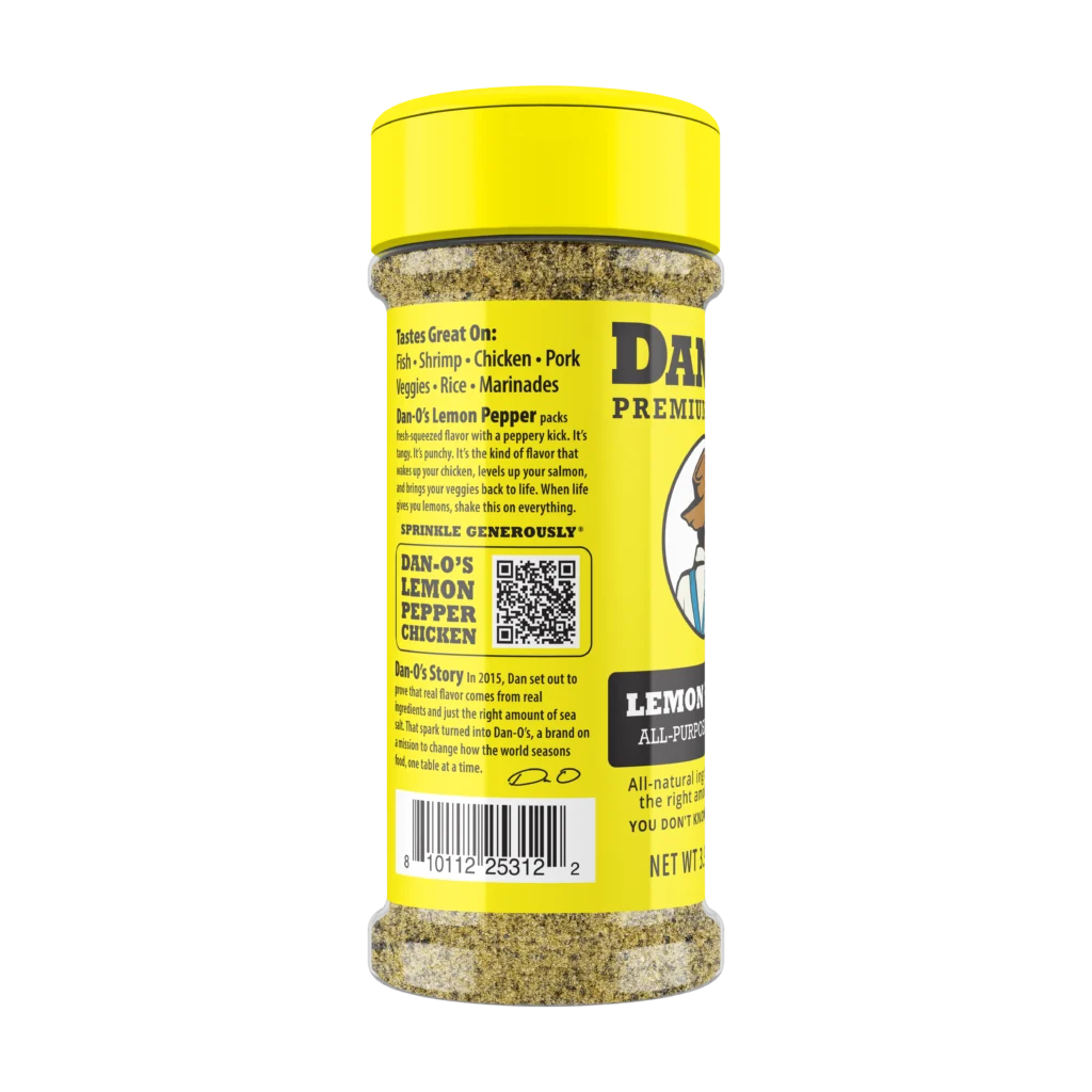 Dan‑O’s Premium Blend Lemon Pepper Seasoning - Image 4