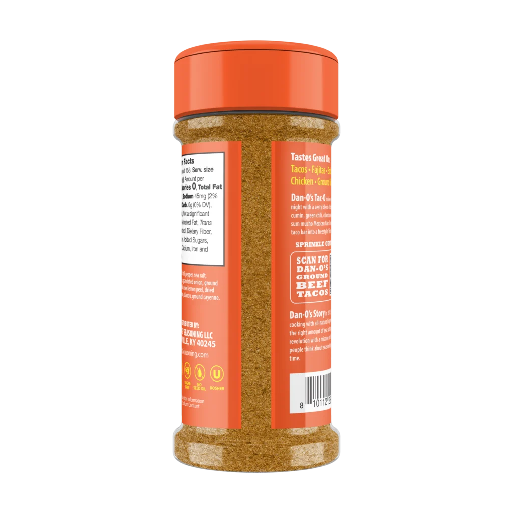 Dan‑O’s Premium Blend Tac-O Seasoning - Image 4