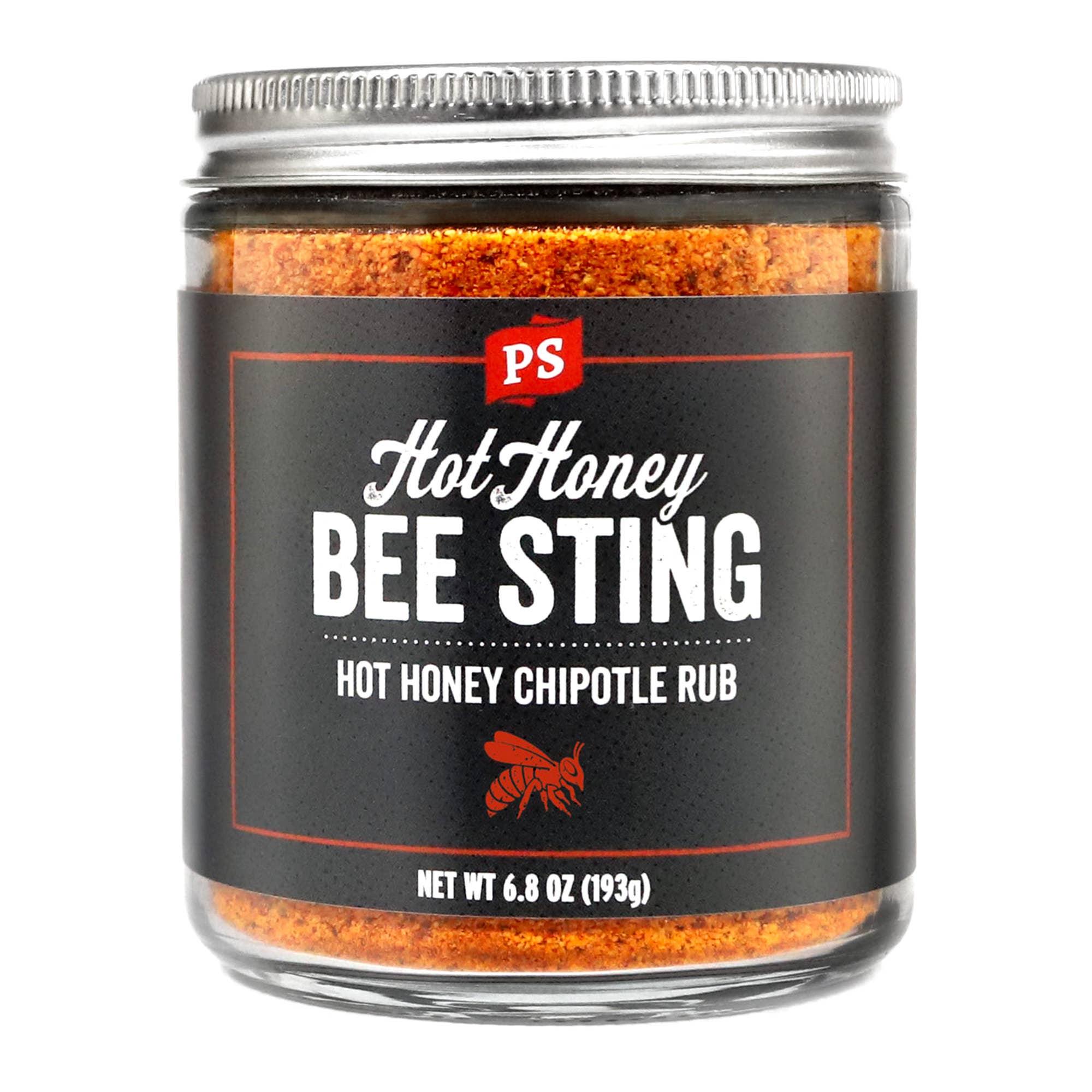PS Seasoning BBQ Rubs - Bee Sting Hot Honey Chipotle - Leapfrog Outdoor Sports and Apparel