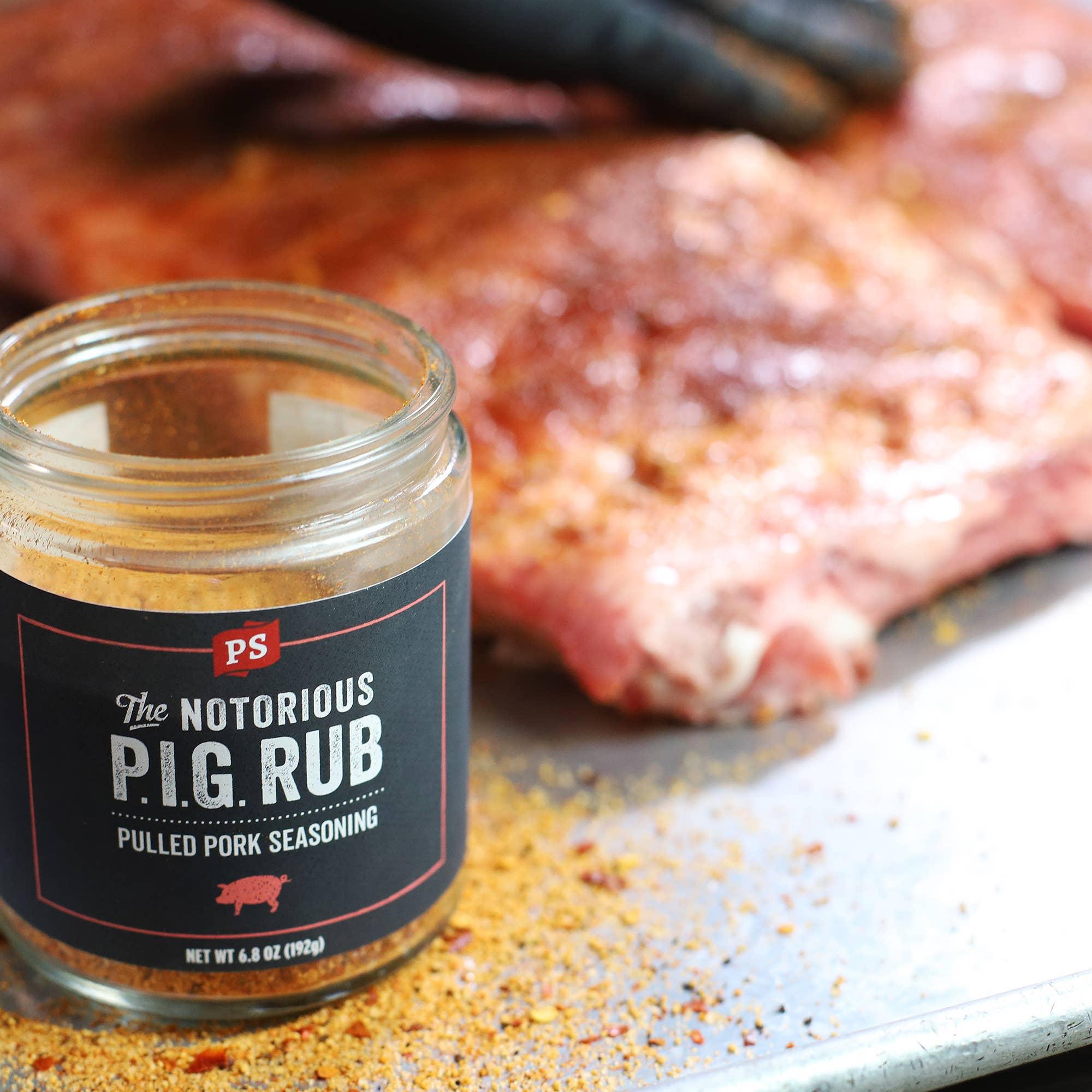 PS Seasoning BBQ Rubs - Notorious P.I.G. Pulled Pork - Leapfrog Outdoor Sports and Apparel