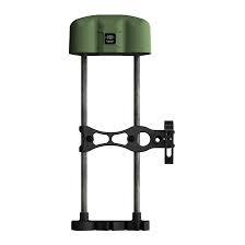 Green and black bow quiver with dual carbon rods, archery accessory product photo