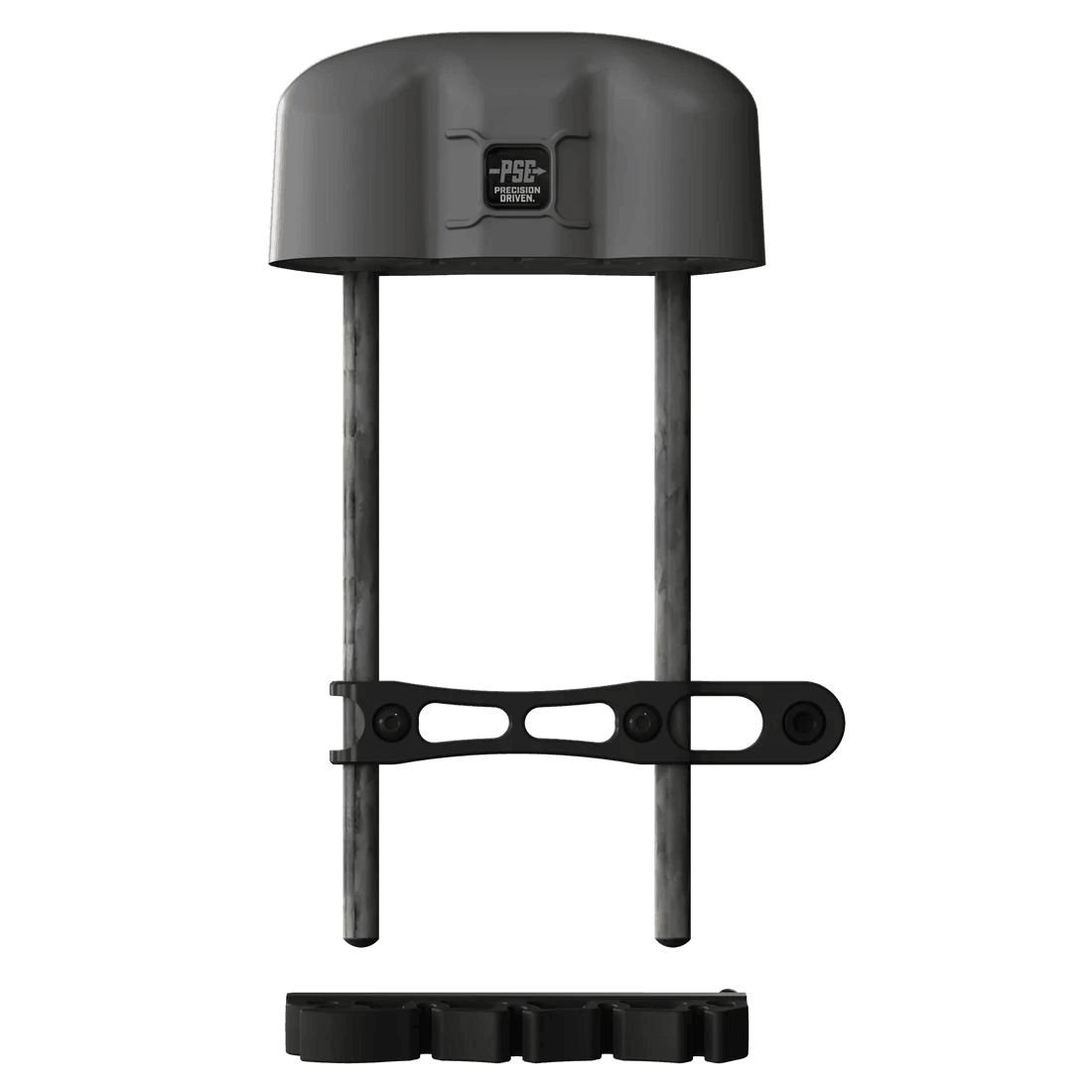 PSE Archery two-piece bow quiver in black with mounting bracket and arrow holder