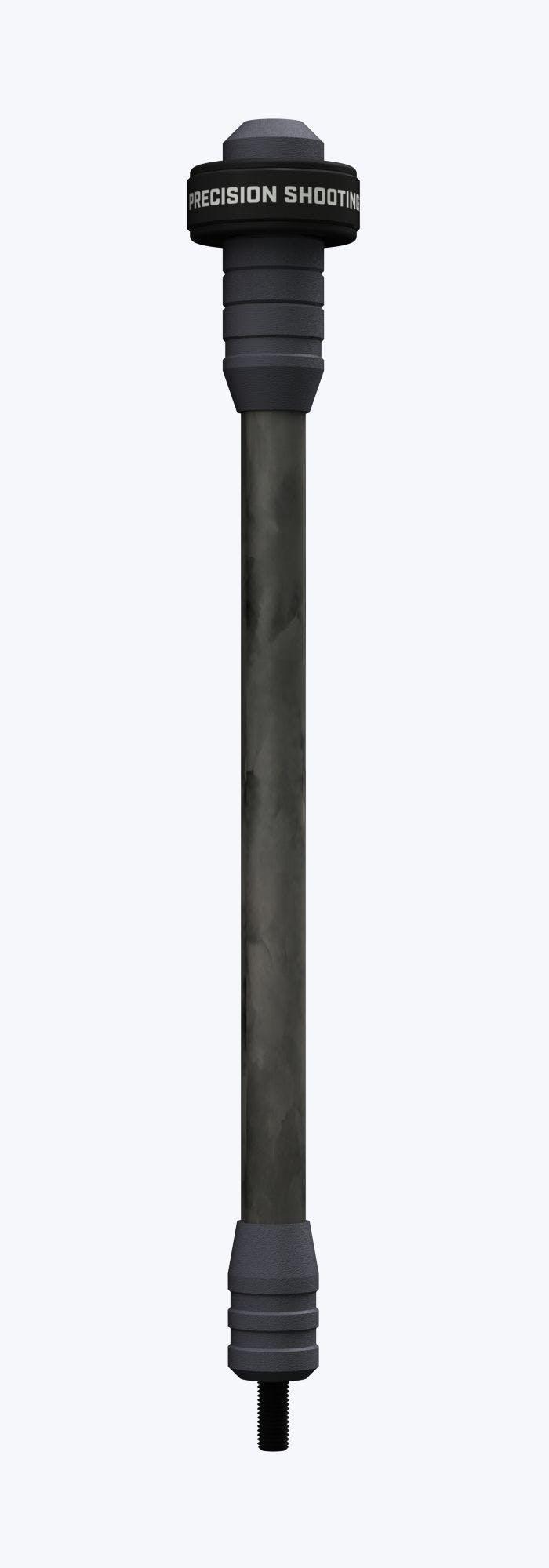 PSE Archery Killshok stabilizer with black finish and Precision Shooting text