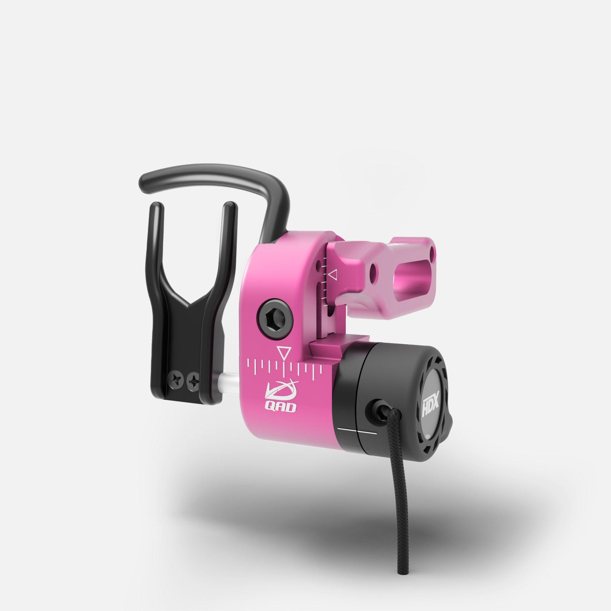 HDX pink QAD arrow rest archery accessory on white background