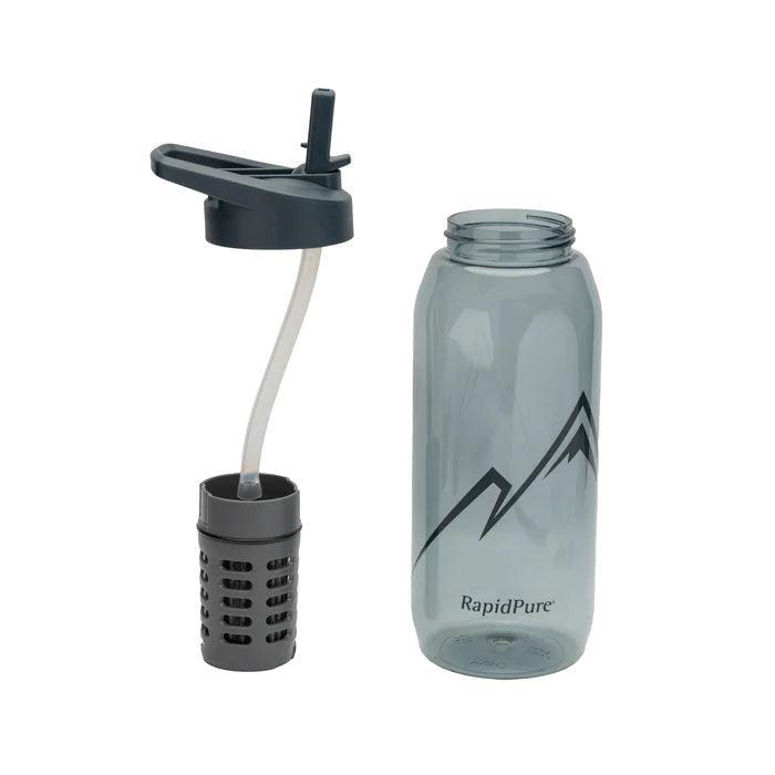RapidPure water purifier plastic bottle with filter for outdoor sports