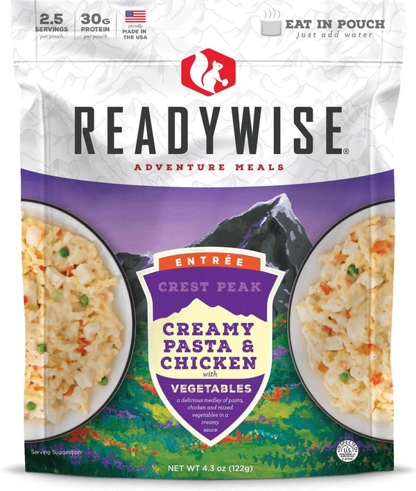 ReadyWise Creamy Pasta & Chicken - Leapfrog Outdoor Sports and Apparel