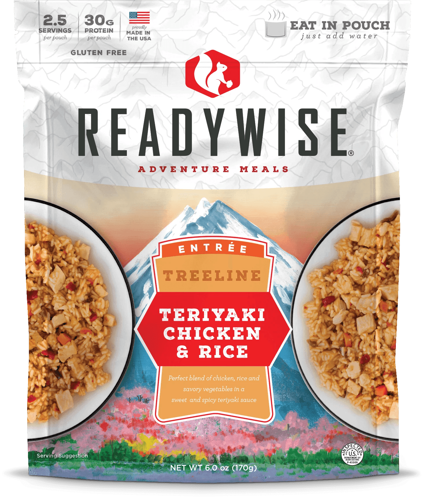 ReadyWise Treeline Teriyaki Chicken & Rice - Leapfrog Outdoor Sports and Apparel