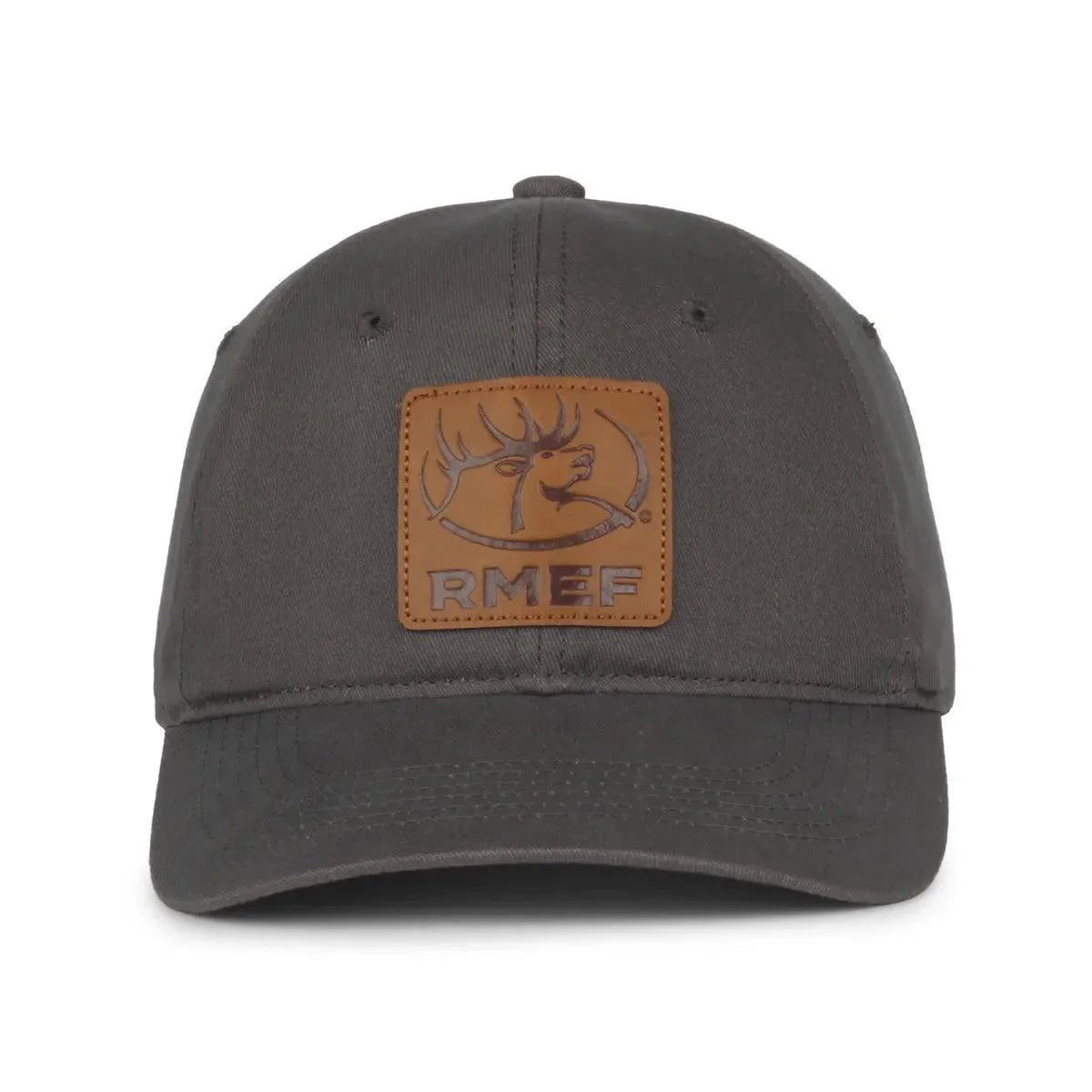 RMEF Leather Patch Cap