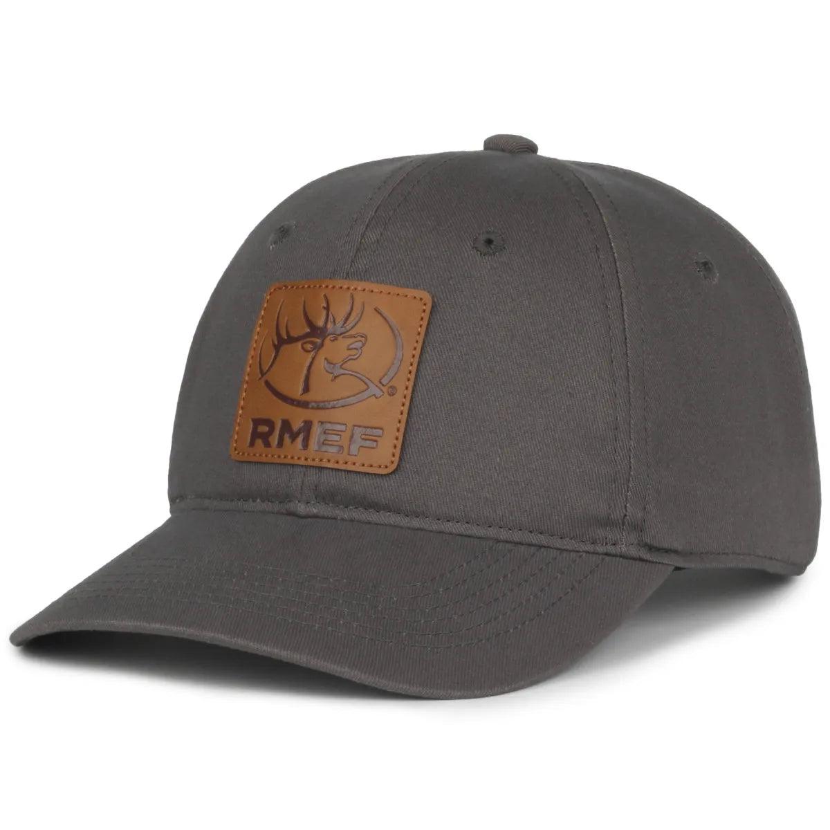 RMEF Leather Patch Cap - Leapfrog Outdoor Sports and Apparel