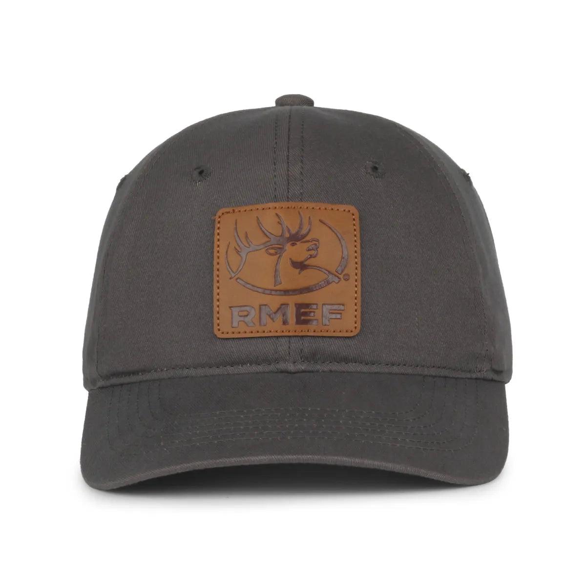 RMEF Leather Patch Cap - Leapfrog Outdoor Sports and Apparel