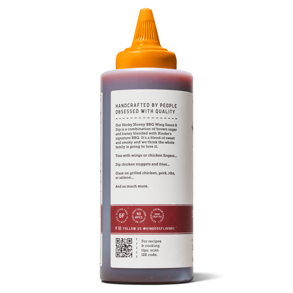Kinder's Sticky Honey BBQ Wing Sauce, 15.8oz