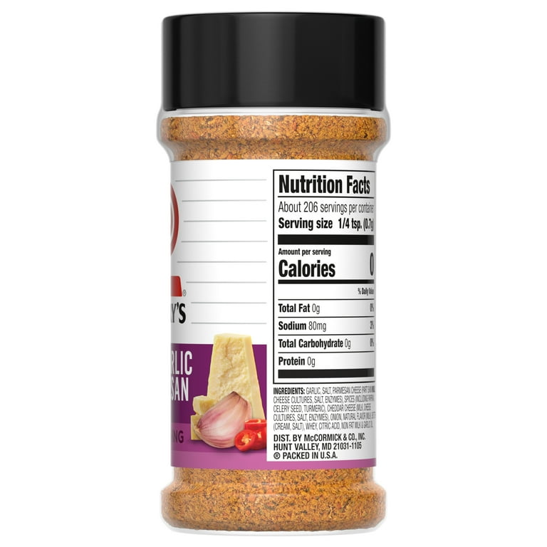 Lawry's Hot Garlic Parmesan Seasoning, 5oz - Image 2