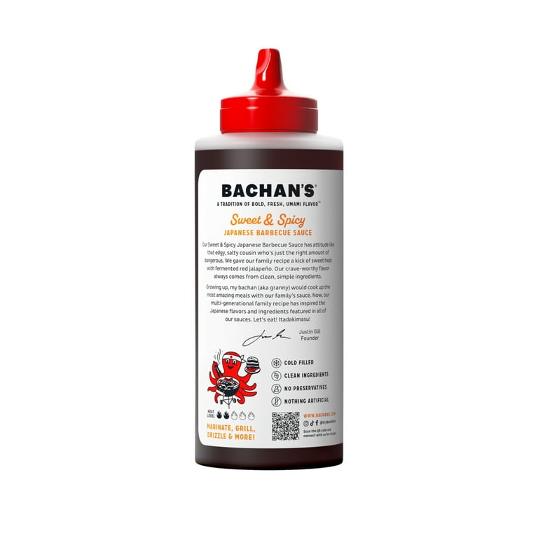 BACHAN'S HOT AND SPICY JAPANESE BARBECUE SAUCE