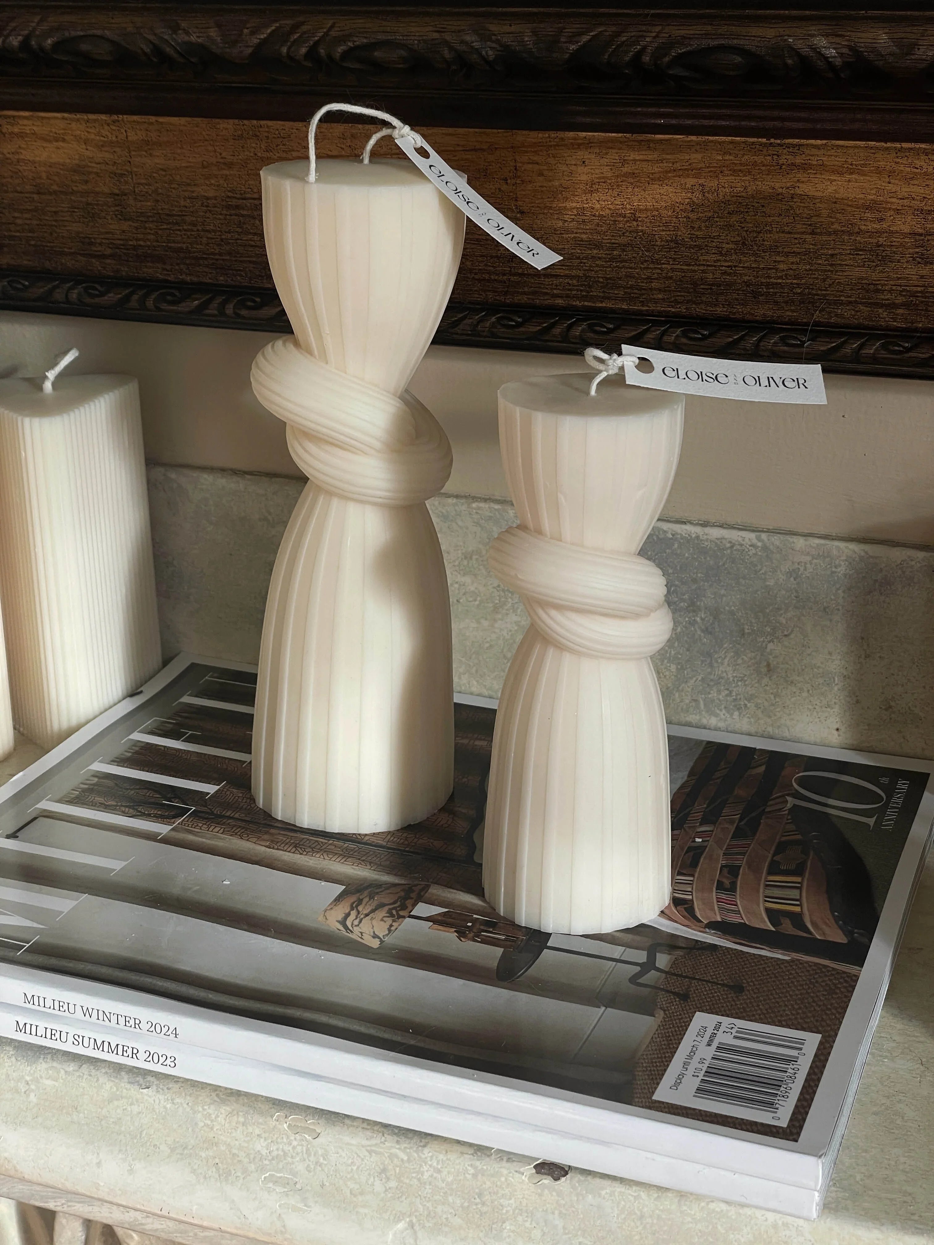 Eloise and Oliver Hourglass