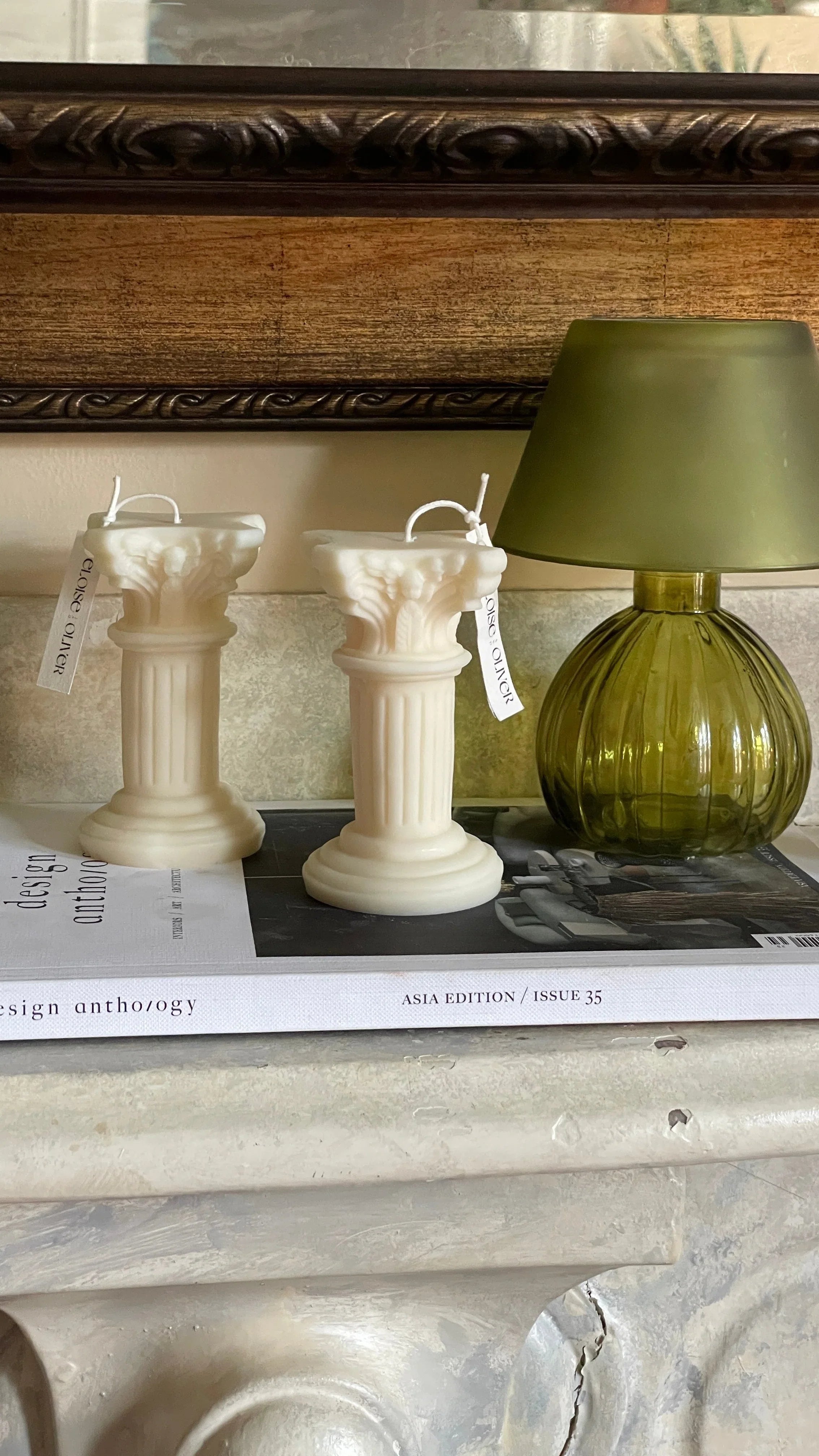 Eloise and Oliver Roman Pillar