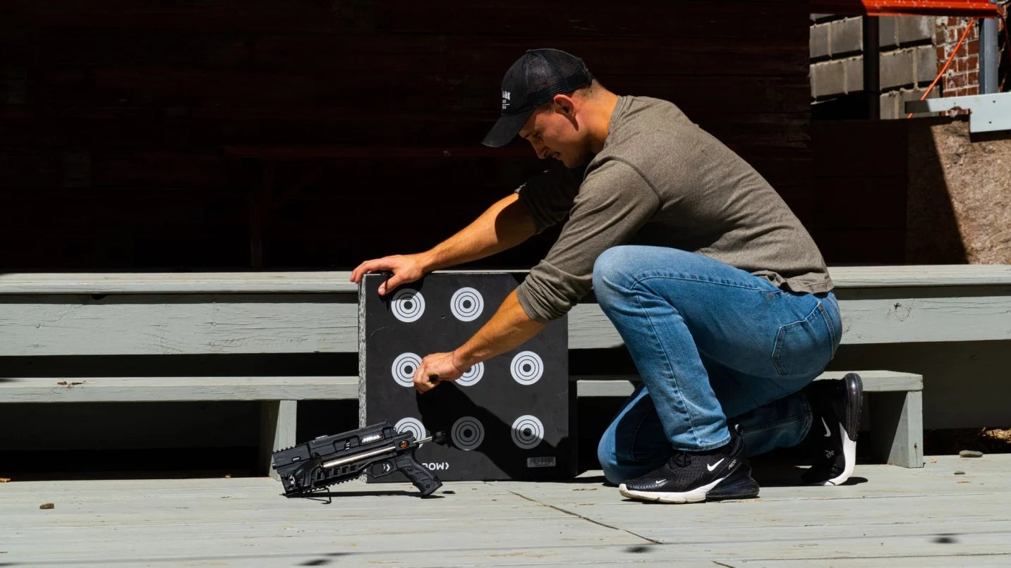 Steambow AR-Series Crossbow Arrow Target | Double-Sided 20' - Image 4