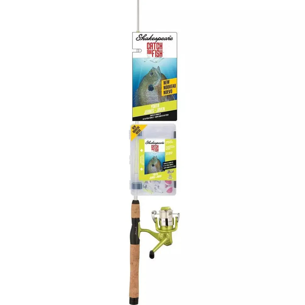 Fish Capture Fish Rod Shakespeare Catch More Fish Spinning Fishing Rod Combo -… – Leapfrog ...