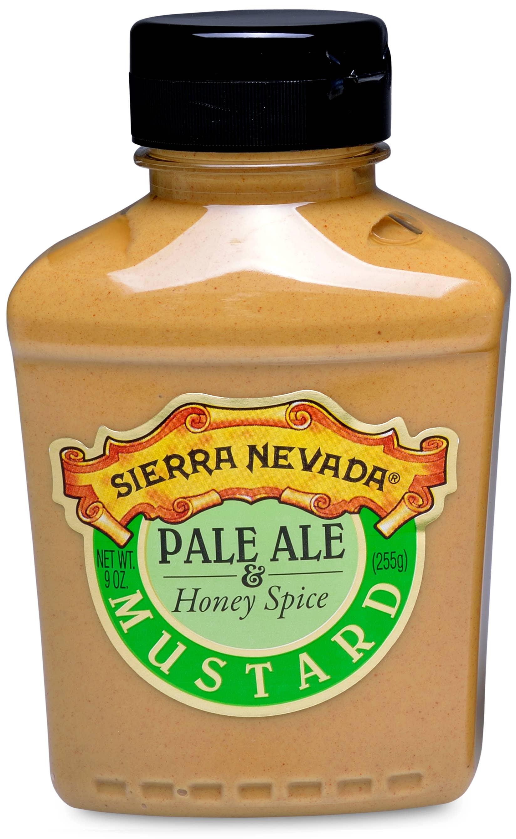 Sierra Nevada Pale Ale Honey Spice Mustard in a 9oz plastic squeeze bottle
