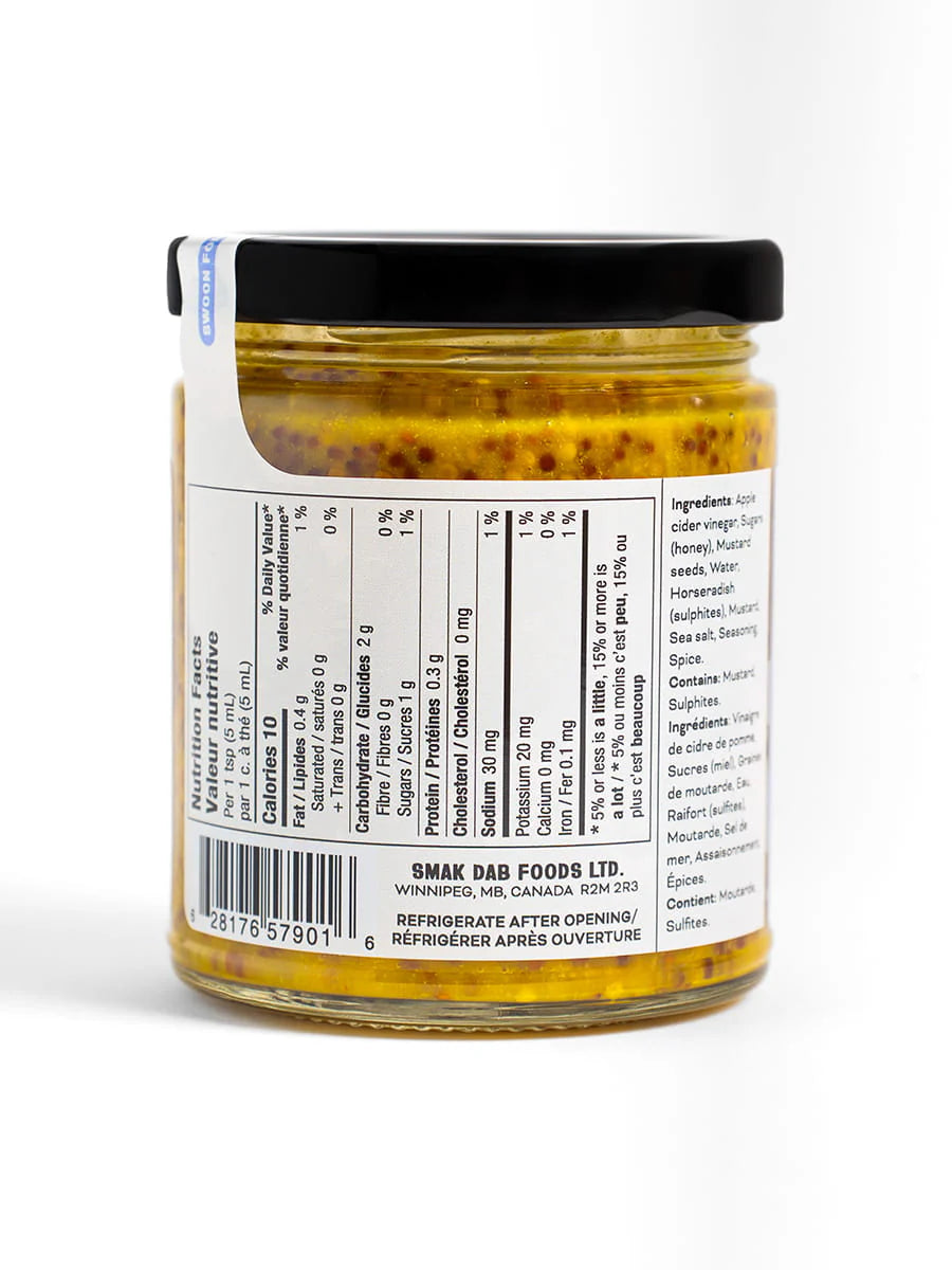 Smak Dab Honey Horseradish Mustard