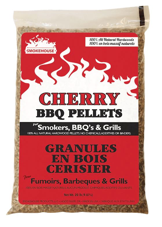 Smokehouse Cherry BBQ Pellets 20 lb bag for smokers, grills, and barbecues