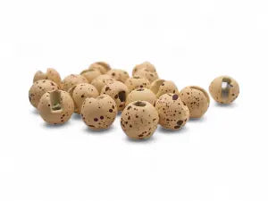 KINDALE SPECKLED TUNGSTEN SLOTTED BEADS