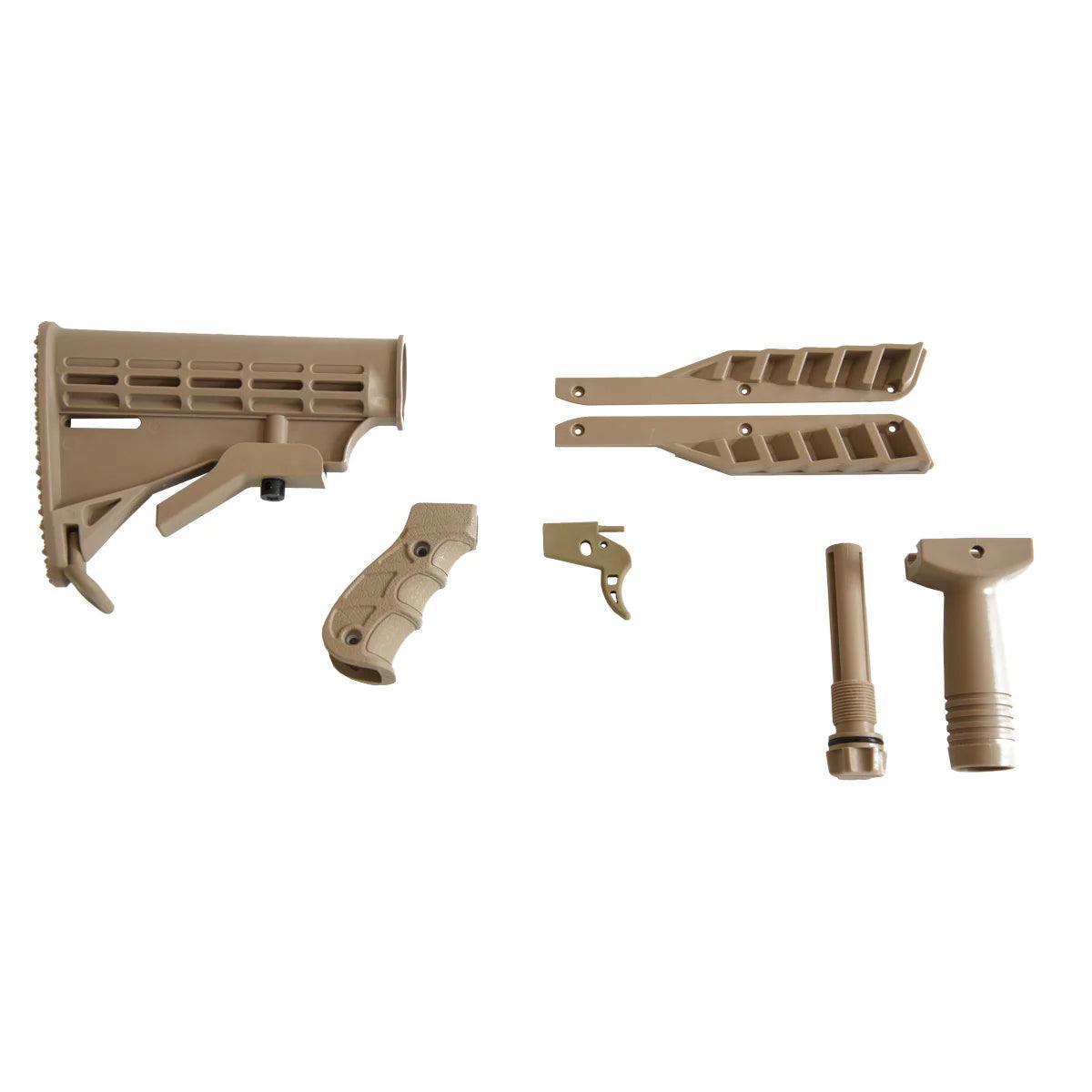 Steambow AR-6 Stinger II color kit in tan, archery crossbow accessory parts set