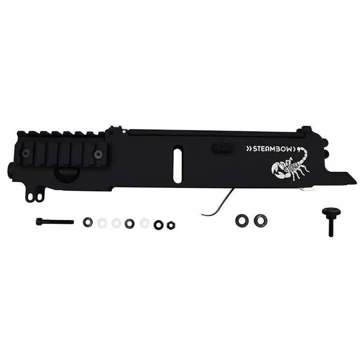 Steambow AR-Series Aluminum Magazine black anodized six-arrow crossbow upper