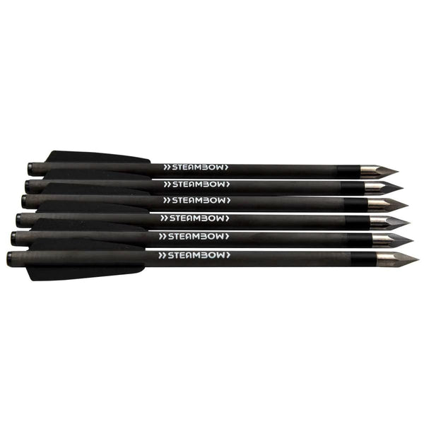 Steambow Archery AR-Series Carbon Bodkin Arrows - 6 Pack - Leapfrog Outdoor Sports and Apparel