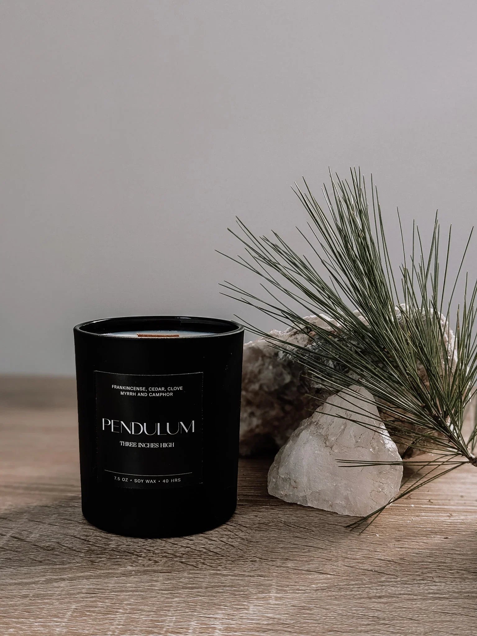 Three Inches High Pendulum Candle - 8oz Soy Wax