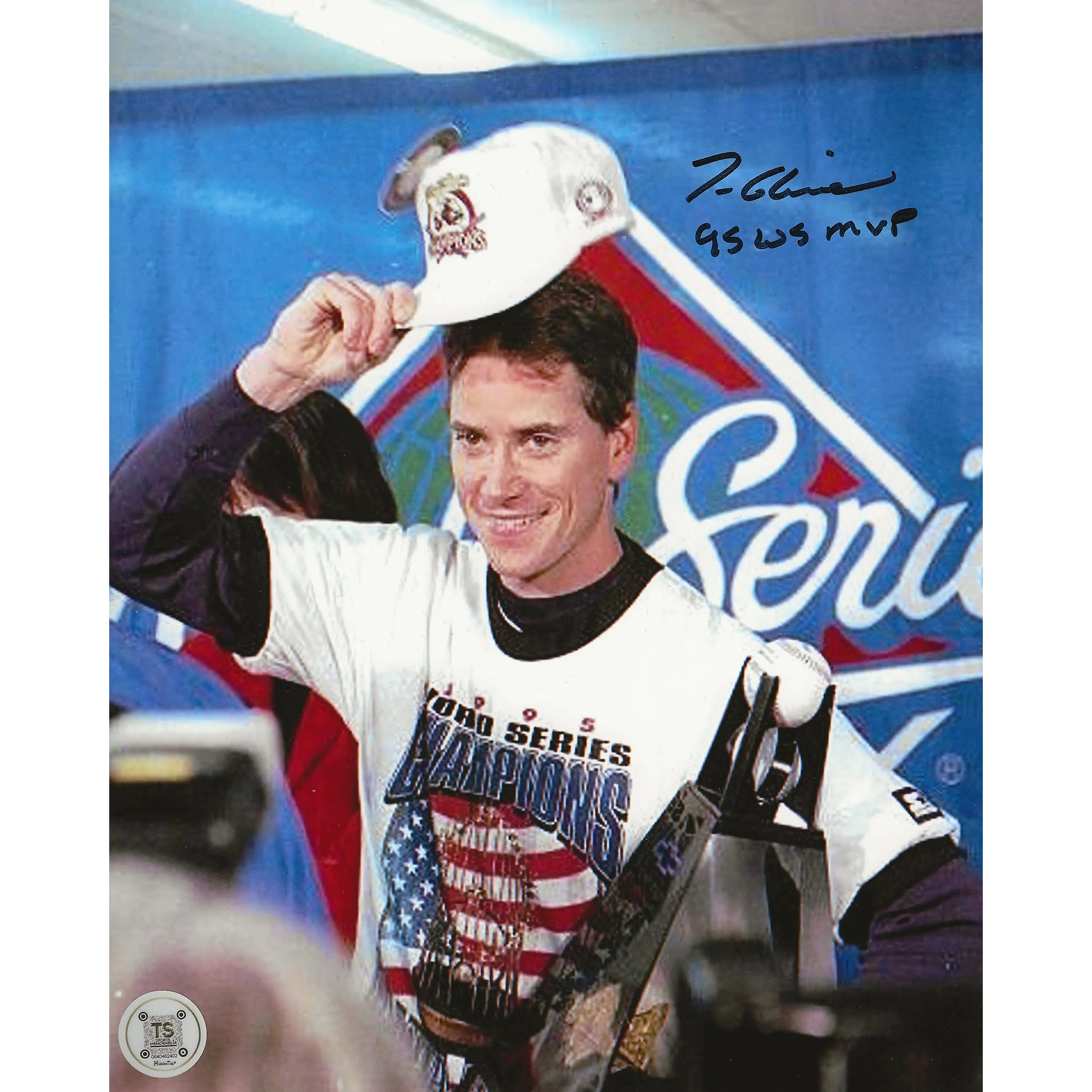 Tom Glavine Autographed Atlanta Braves 1995 World Series MVP Inscribed '95 WS MVP'