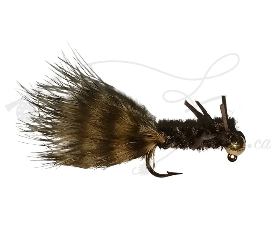 Tungsten Jighead TJ Hooker Black/Brown
