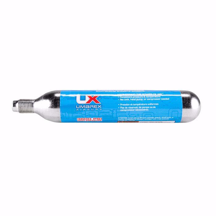 Umarex UX prefilled nitrogen cartridge for airguns with blue label, 3600 PSI