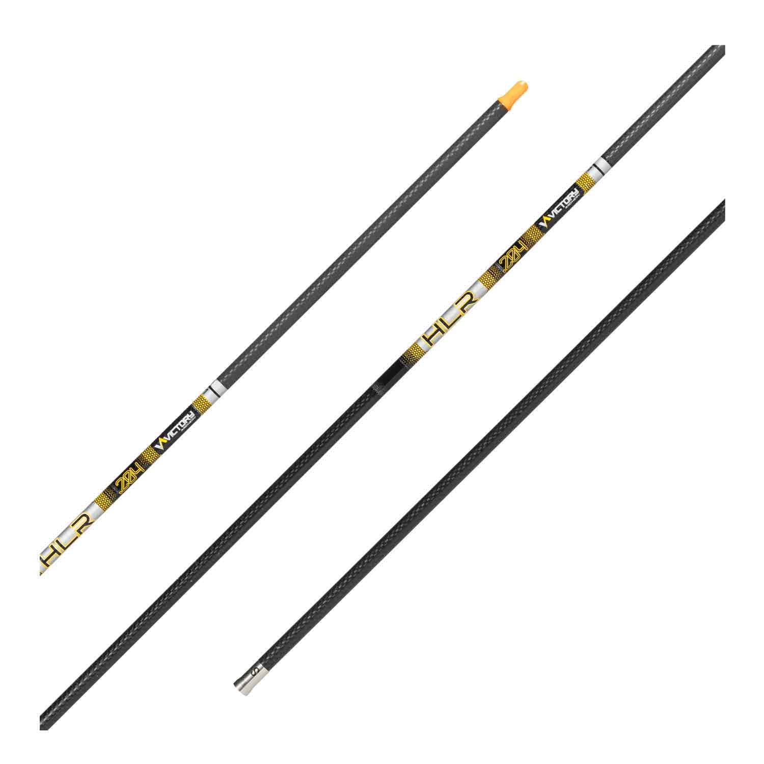 Mitchell HLR 721 carbon fishing rod pole, black with yellow accents on white background