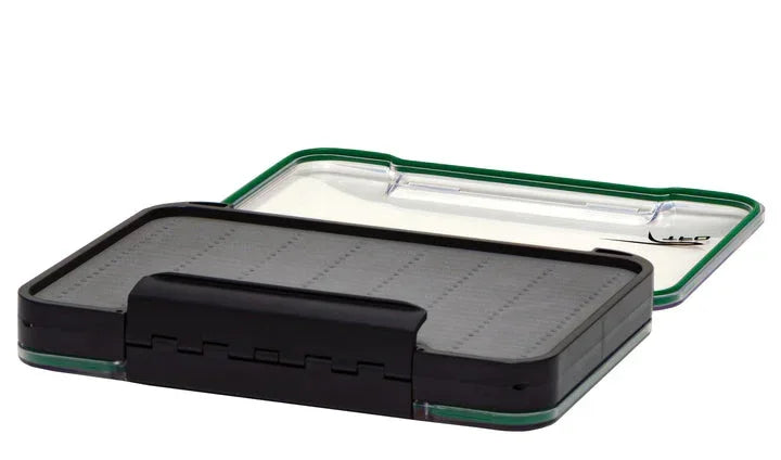 Waterproof Clear Lid Streamer Slit Foam Fly Box - Double Sided - XL
