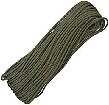 Olive green paracord rope bundle for camping, survival, and outdoor use