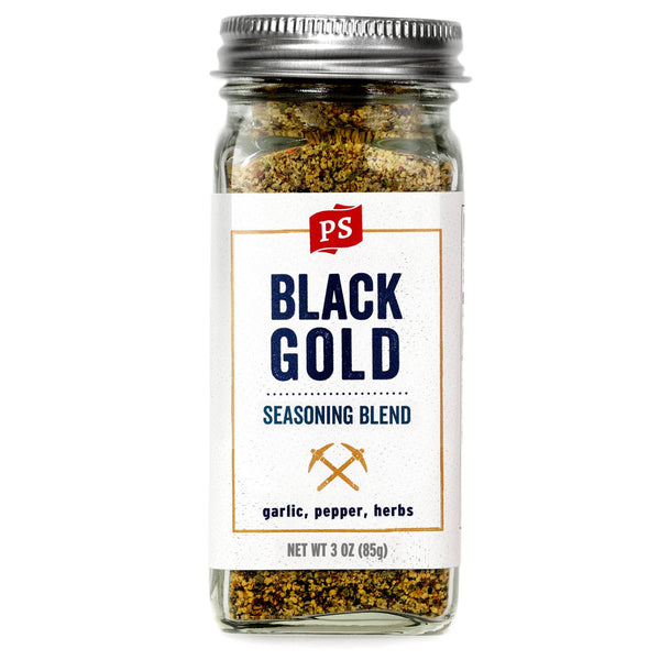 PS Seasoning Shakers - Black Gold Garlic Pepper
