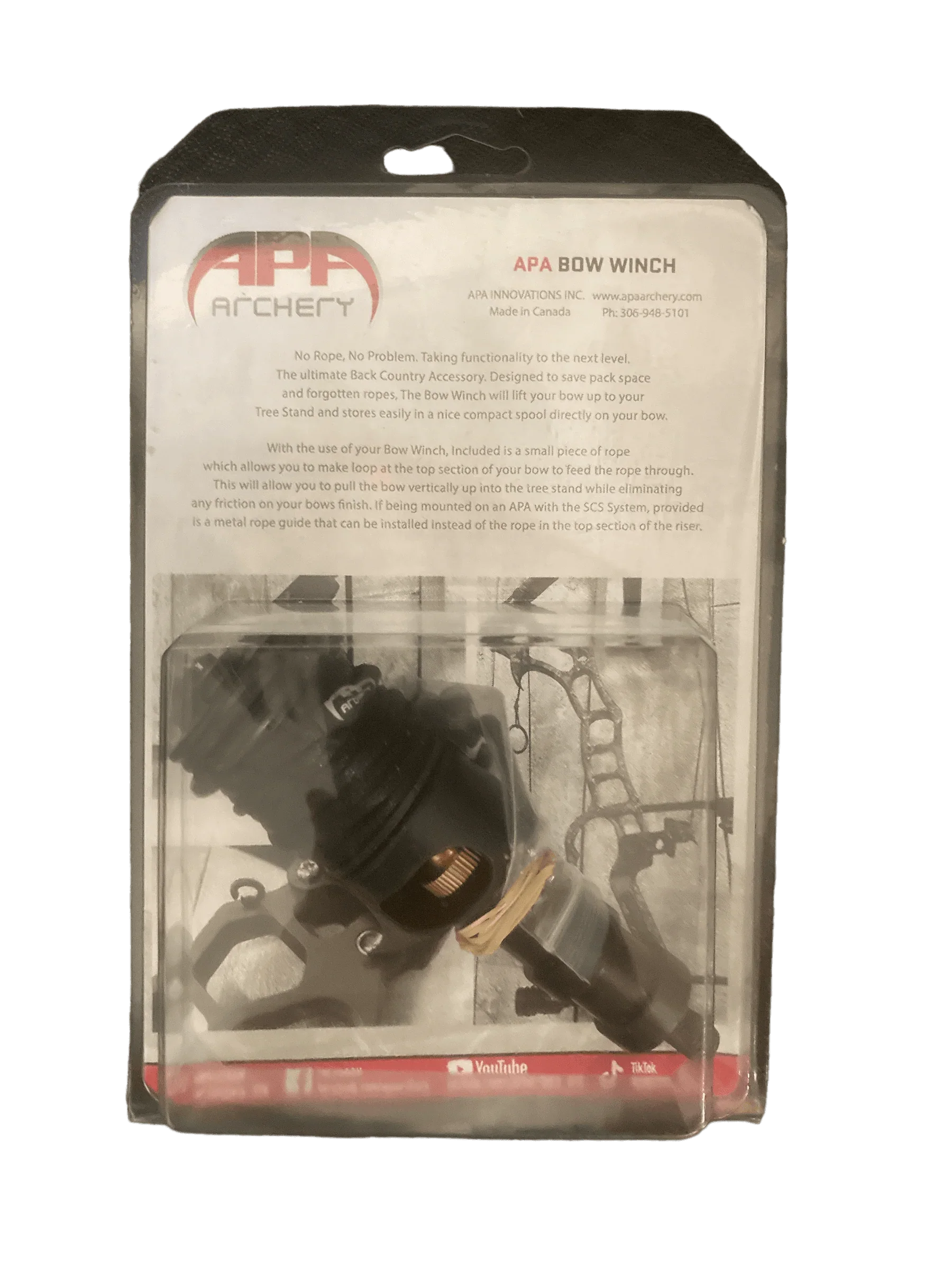 APA Archery Stabilizer Mount Bow Winch