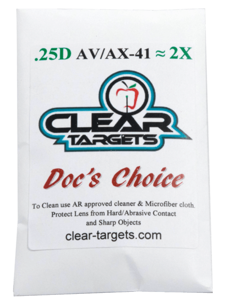 Axcel Archery AV/AX41 Scope Clear Targets Doc' Choice Lens - Leapfrog Outdoor Sports and Apparel