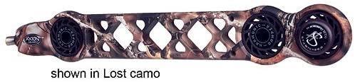 Axion Archery Gridlock GLZ 3D Hunter stabilizer in Lost Camo pattern