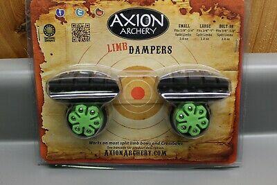 Axion Archery Hybrid Limb Damper Green - Small - Leapfrog Outdoor Sports and Apparel