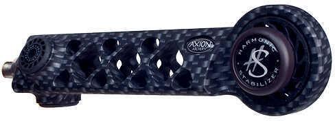 Axion Archery Triad GLT stabilizer with carbon fiber finish and harmonic dampener